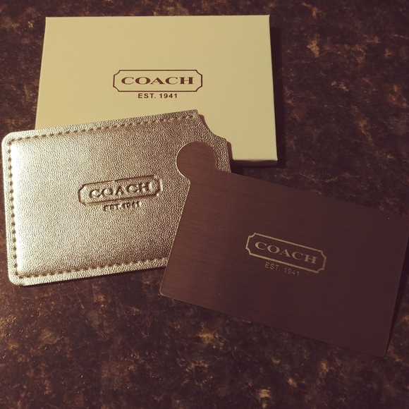Coach pocket mirror with sleeve - Picture 2 of 6